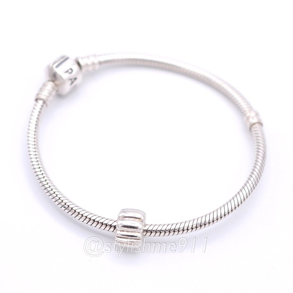 Authentic PANDORA ABSTRACT SILVER CLIP - Picture 5 of 13